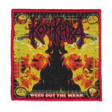 Konkhra - Weed Out The Weak 4x4" Woven Patch