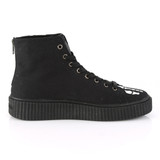 Ankle High Platform Sneakers with Skeleton Foot - Sneeker-252