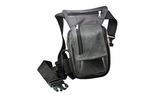 Black Leather Leg Pouch