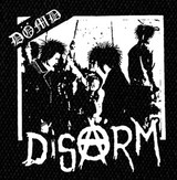 Disarm - Logo 5x6" Printed Patch Disarm - Logo 5x6" Printed Patch