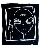 Fuck You Humans Alien Test Print Backpatch