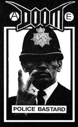 Doom - Police Bastard 11x18.5" Printed Backpatch