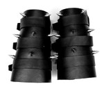 Road Warrior - Pair Leather Gauntlets with Metal Spikes