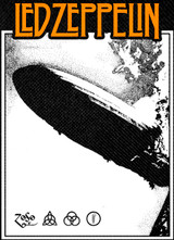 Led Zeppelin - Blimp 11x18.5" Printed Backpatch