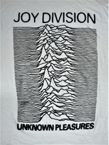 Joy Division - Unknown Pleasures White Test Print Backpatch