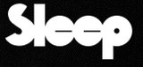Sleep - Logo 6x3" Printed Patch