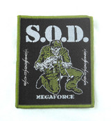 S.O.D. - Megaforce 3.5x3" Woven Patch