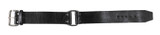 Black Leather Choker w/ Square Ring
