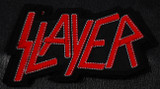 Slayer - Red Logo 4.5x3" Embroidered Patch