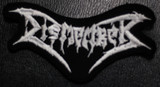Dismember - White Logo 5x3" Embroidered Patch