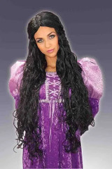 Lady Guinevere Black Wig