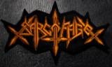 Sarcofago - Gold Logo 5x2.5" Embroidered Patch