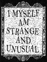 Beetlejuice - I Myself Am Strange and Unusual 12x15" Printed Backpatch