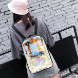 Holographic Rectangular Backpack