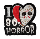 I Love 80's Horror 3" Embroidered Patch