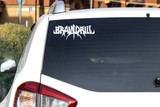 Braindrill - Logo 6x4" Vinyl Cut Sticker