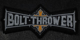 Blt Thrwr - Grey Logo 5.5x2" Embroidered Patch