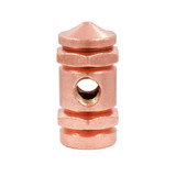 Ringmaster Irons Raw Copper Plated Front Binding Post Tattoo Machine Lock Nut