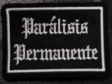 Paralisis Permanente - Square Logo 4x2" Embroidered Patch