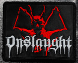 Onslaught - Demon 4x3" Embroidered Patch