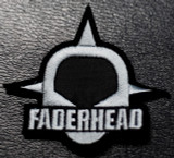 Faderhead - Grey Logo 3x3" Embroidered Patch