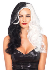 Black & White 25" Cruella DeVil Wig