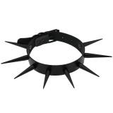 Black Long Spiked Choker