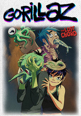 Gorillaz - The Last Chord 10x14" Sublimated Backpatch