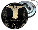 Bauhaus - Go Away White 2.25" Metal Bottle Opener Keychain