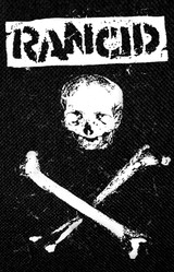 Rancid - Black 12x15" Printed Backpatch
