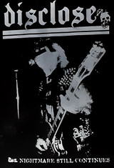 Disclose - Dis Nightmare Still Continues 14x18" Test Print Backpatch