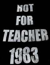 Van Halen - Hot for Teacher Test Print Backpatch