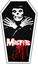 Misfits - Ghoul 11x16" Coffin Shaped Sublimated Backpatch
