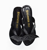 Black Bat Cute Sandals