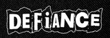 Defiance 10x3" Printed Patch