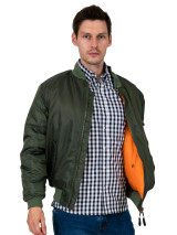 MA-1 Relco Olive Bomber Jacket MA-1 Relco Olive Bomber Jacket