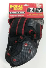 Boneshieldz Cruiser 3000 Tripack Black/Grey/Red Protective Gear