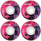 Primitive - Dragon Ball Super Black Rose 54MM Skateboard Wheels (Set of 4)