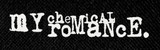 My Chemical Romance - Name 8x2.5" Printed Patch