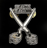 Black Flag - Everything Went Black Metal Badge Pin