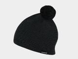 Black Tai Knit Beanie with Large Pompom