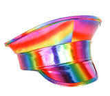Plain Rainbow Captain Kepi Hat
