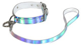 Rainbow Choker with 'O' Ring and Leash