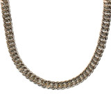 Double Diamond Cuban Chain Choker Collar