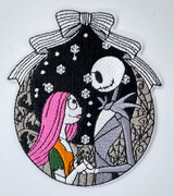 TNBC - Jack & Sally 4x3.5" Embroidered Patch
