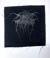 Darkthrone Black Logo Test Print Backpatch