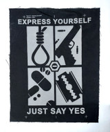 Type O Negative - Express Yourself B&W Test Print Backpatch
