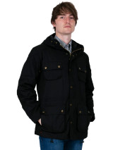 Black Storm Parka Jacket