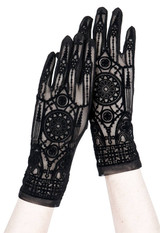 Gothic Mesh Cathedral Gloves