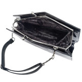 Kreepsville 666 - Vampira Skull Kiss Lock Deluxe Coffin Handbag